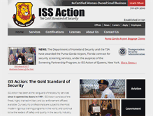 Tablet Screenshot of issaction.com